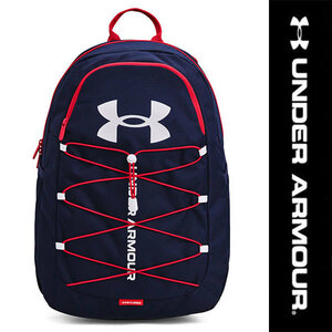 新品 UNDER ARMOUR BACK PACK アンダーアーマー バックパック ネイビー レッド リュック デイパック かばん スポーツ UNISEX 26L 正規品