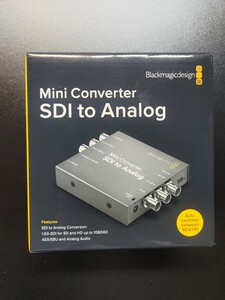【美品・動作確認済み】Blackmagic Design Mini Converter SDI to Analog　ブラックマジックデザイン　コンバーター