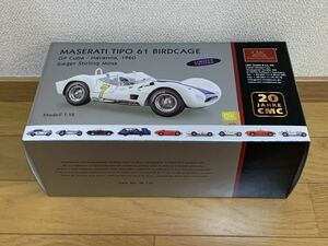 ◆ 1/18 CMC【マセラティ ティーポ 61 バードケージ 1960 キューバGP優勝 スターリング・モス】M-125 ◆