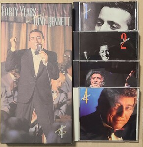 追悼 87曲収録 TONY BENNETT ボックスセット CD4枚 FORTY YEARS the artistry of トニー・ベネット 代表曲 未発表曲 廃盤 