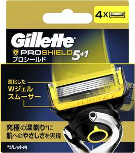 プロシールド4個 ジレット Gillette プロシールド 替刃4コ入