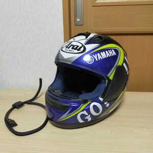 アライ　フルフェイス　ヘルメット　ARAI RX-7 RR4 GAULOISES YAMAHA ゴロワーズ　ジャンク扱いにて　57-58cm Mサイズ