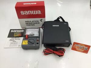 【領収書発行可】☆SANWA/三和電気計器 アナログ絶縁抵抗計 500V PDM508S [ITC5GSINZVES]