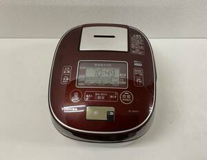 【A137】中古品　TOSHIBA　東芝真空圧力IHジャー炊飯器　RC-10E7VS　ディープレッド　1.0L　2019年製　動作確認済