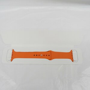 【未使用品】Apple Watch アップルウォッチ 45ｍｍ用 HERMES エルメス オレンジスポーツバンド M/Lサイズ 11564209 0505