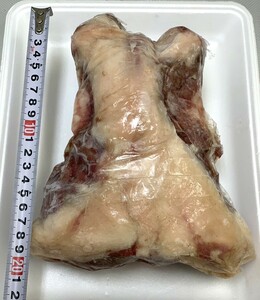【ジビエ】ツキノワグマ　骨盤と周辺の肉　９６２ｇ　品質最高　熊肉