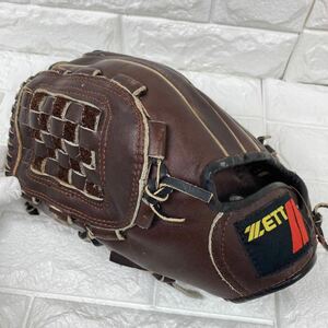 ZETT 野球グローブ　プロフェッショナルモデル　内野手　軟式　左利き用　ゼット　希少　ベースボール　