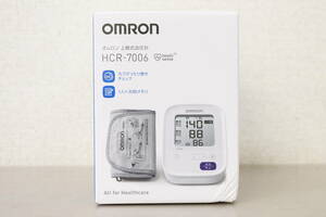 【未使用】 OMRON オムロン 上腕式 血圧計 HCR-7006 ヘルスケア 測定器 3I947