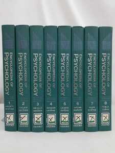【除籍本/まとめ】心理学百科事典 ENCYCLOPEDIA OF PSYCHOLOGY 8巻セット オックスフォード大学/洋書/英語/心理学大辞典【2206-074】