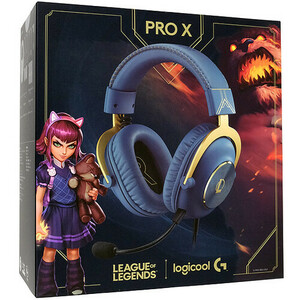 Logicool製 ゲーミングヘッドセット G PRO X League of Legends Edition G-PHS-003LOL2 ネイビー 未使用 [管理:1150025987]