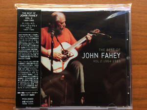 廃盤 美品 国内盤 John Fahey THE BEST OF JOHN FAHEY VOL.2 1964-1983 CD 帯付 / Country Blues, Folk, Acoustic