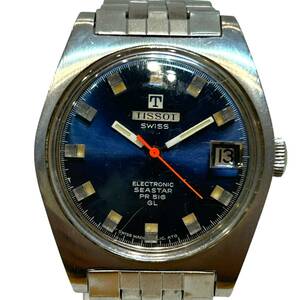 TISSOT ティソ ティソ シースター SEASTAR PR516 デイト 青文字盤 SS 腕時計