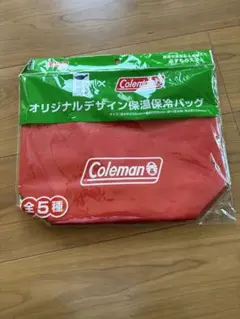 綾鷹×Coleman　オリジナル保温保冷バッグ【ノベルティ、非売品】赤