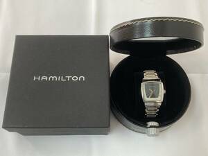 HAMILTON ハミルトン エベレスト 6331 デイト ブラック文字盤 クォーツ メンズ腕時計 