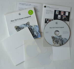 Mac OS X 10.6.3 Snow Leopard　正規販売 フルインストール DVD + 10.6.8 アップデーター