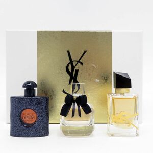 168s YSL YVES SAINT LAURENT イヴサンローラン ミニフレグランスセット 7.5ml×3 香水 ※中古