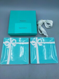 ◎TIFFANY&Co. ブルーボウデザートプレートセット 6169 2983 ティファニー 食器 お皿 プレート ティファニーブルー 洋食器