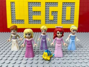 ☆ディズニープリンセス☆ レゴ　ミニフィグ　眠れる森の美女　アナ雪　シンデレラ　リトルマーメイド　( LEGO 人形　C12201