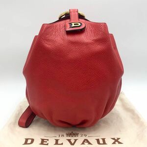 【入手困難・極美品】Delvaux デルヴォー 巾着 ショルダーバッグ ロゴ