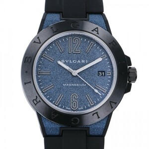 ブルガリ BVLGARI ディアゴノ マクネシウム DG41C3SMCVD ブルー文字盤 新品 腕時計 メンズ