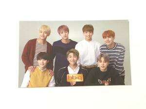 BTS 防弾少年団 bbq ランダム フォトカード トレカ全員 即決 非売品 ジョングク V ジミン J-HOPE SUGA JIN RM