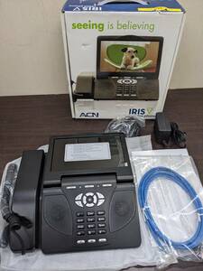 送料無料g24856 テレビ電話 ACN IRIS WG4K Video Phone 黒 未使用