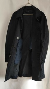 TESS ポリエステル スプリングコート ブラック Lサイズ ジャケット