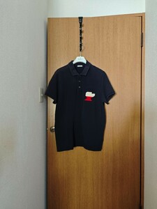 １円出品【モンクレール】ポロシャツ サイズL ネイビー ジャパンタグ
