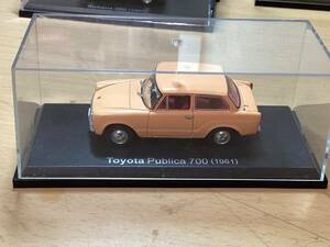 国産名車　コレクション 1/43 トヨタ　パブリカ　700 1961 定形外350円　ヘッドライト白濁