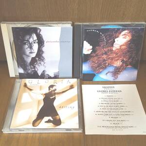 日本盤CD3枚セット グロリア エステファン GLORIA ESTEFAN カッツ ボウス ウエイズ CUTS BOTH WAYS INTO THE LIGHT デスティニー DESTINY