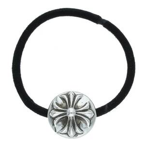 クロムハーツ Chrome Hearts HAIRBAND/クロスボールボタンヘアゴム シルバーコンチョ 中古 SS07