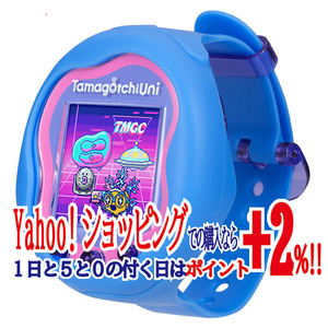 ★Tamagotchi Uni Blue たまごっち ユニ ブルー/たまステッカー(エコうさっちぬい)付き◎新品Ss
