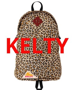 新品未開封★KELTY DP DAYPACK ケルティ デイパック リュック 18L ゴールドレオパード 豹柄 撥水ポリエステル レザーパーツ