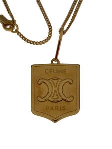 CELINE◆ネックレス/-/GLD/トップ有/レディース