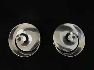 ☆中古☆GEORG JENSEN ジョージジェンセン トールン イヤリング 925S シルバー TORUN 371A 重量約8.1g