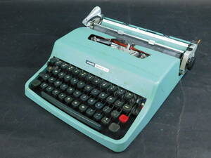 olivetti lettera(オリベッティ レッテラ 32)ヴィンテージ タイプライター 専用ケース 取扱説明書 現状品 レトロ スペイン s22121809