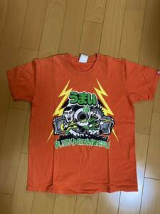 PUNK DRUNKERS Tシャツ「うまい棒」 SIZE.L オレンジ パンクドランカーズ