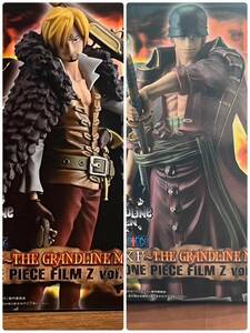 新品未開封 DXF THE GRANDLINE MEN ONE PIECE FILM Z Vol.3 ワンピース サンジ　ゾロ　２種SET