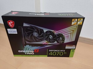 MSI GeForce RTX4070ti GAMING X TRIO 12G