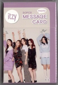 韓国　K-POP ☆ITZY イッチ☆メッセージカード　MESSAGE CARD 30PCS　