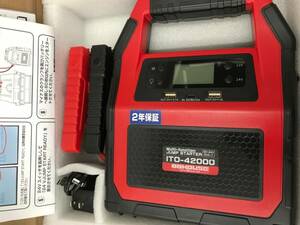 【中古品】ハチハチハウス ジャンプスターター ITO-42000 12V 24V 42000mAh 　ITJZQAMM1HVG