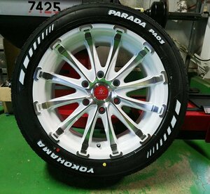 ハイエース HIACE 200系 タイヤホイール ヨコハマ パラダ 225/50R18 車検対応 バン規格適合 18インチ BD12