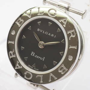 ブルガリ ビーゼロワン BZ22S 100 110 771 BVLGARI B.zero1 SS クォーツ 黒文字盤 レディース 女性 腕時計 フェイスのみ[D1828-AI7