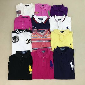 ■POLO RALPH LAUREN ポロ ラルフ ローレン ポロシャツ 12点 まとめ売り レディース メンズ 半袖 サイズ MIX /2.84㎏■