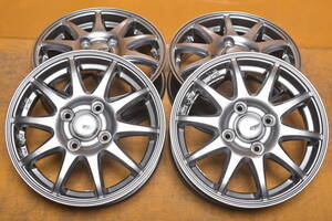 230531507147210　ABELIA　SPORT　13×4.00B　+43　4穴　PCD100　ハブ径67mm　4本セット