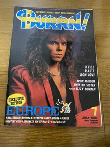 BURRN! 1987年7月号 DEAD END D