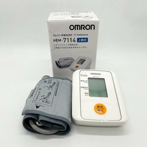 ◎L304 omron オムロン 自動血圧計 上腕式 HEM-7114 (ma)