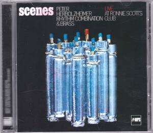 ☆PETER HERBOLZHEIMER RHYTHM COMBINATION＆BRASS/Scenes◆名門『MPS』から74年録音の超絶ライヴ大名盤◇『世界初CD化＆激レア・廃盤』★