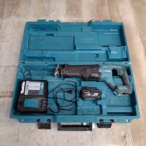 簡易動作確認済◆マキタ makita 18V 充電レシプロソー　JR187D DC18RF 工具 電動工具 レシプロ DIY　中古品 kd01012830