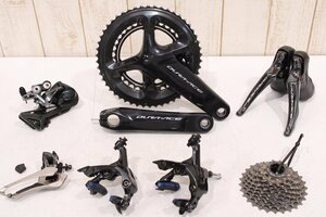 ★SHIMANO シマノ R9100シリーズ DURA-ACE 2x11s リムブレーキ グループセット 172.5mm 50/34T 美品